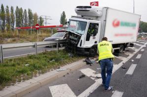 Ruda Śląska: Poważny wypadek na DTŚ. Lądował śmigłowiec!