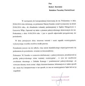 W środę próba wyjścia zza krat kolejnego więźnia. Czy prokurator z Gorzowa Maciej Sumko przygotował się do tak trudnej rozprawy? Bo ofierze Adama J. oświadczył, że nie wie o co chodzi!