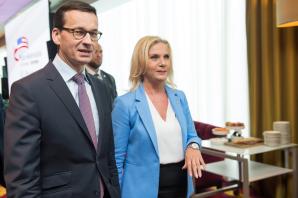  Warszawa: Premier Mateusz Morawiecki na Polsko-Amerykańskim Szczycie Gospodarczym