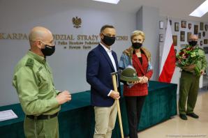 [VIDEO] Prezydent wraz z Pierwszą Damą w Karpackim Oddziale Straży Granicznej