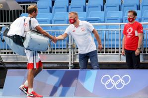 Prezydent kibicował olimpijczykom w Japonii