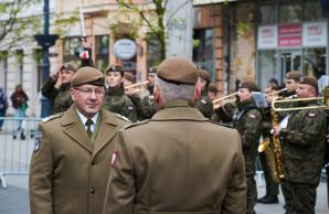 Orkiestra Reprezentacyjna WOT zagrała na święcie    9 Łódzkiej Brygady Obrony Terytorialnej.  