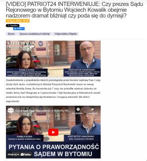 Sukces interwencji Telewizja.Patriot24.net! Jest szansa na połączenie się rozdzielonych bliźniąt spod Częstochowy, bo sąd wydał w tej sprawie wyrok! 