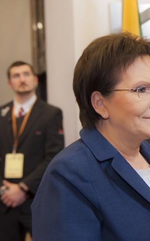 Premier Ewa Kopacz na posiedzeniu Rady Europejskiej