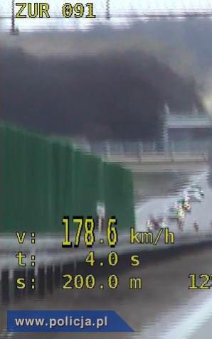 Pijany gnał autostradą! Miał 1,3 promila
