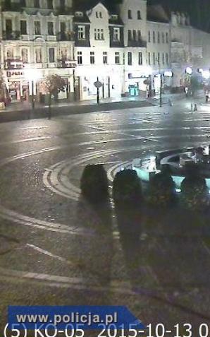 Kompletnie pijany szalał po gnieźnieńskim rynku niczym na torze wyścigowym