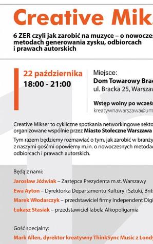 Creative Mikser o branży muzycznej