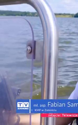 [VIDEO] Policjantów z Nielisza „kręci bezpieczeństwo nad wodą”
