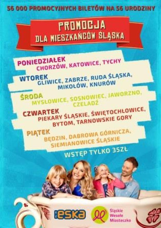 Chorzów. 56 000 biletów na 56 urodziny Śląskiego Wesołego Miasteczka