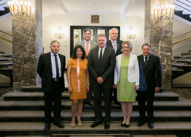 Spotkanie wiceministra Soczewicy z ambasadorami państw Ameryki Środkowej