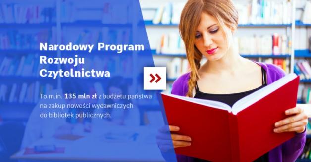 Więcej nowych książek w nowoczesnych bibliotekach