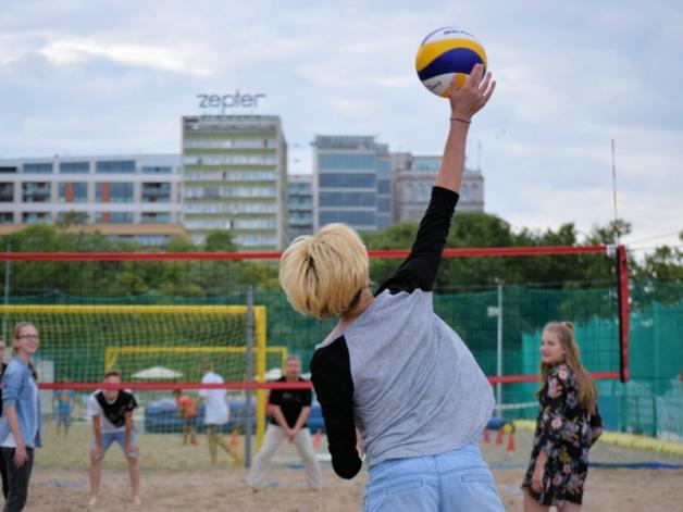 Plaża pod Pałacem już działa