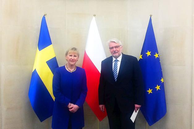 Spotkanie ministrów spraw zagranicznych Polski i Szwecji