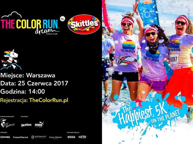 The Color Run by Skittles pokoloruje Warszawę!