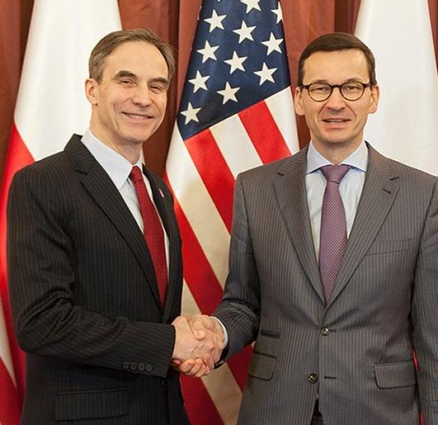 Premier Mateusz Morawiecki spotkał się z Ambasadorem USA