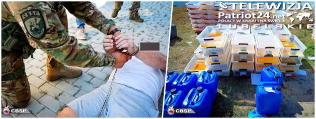 [VIDEO] Blisko tona narkotyków wartych 43 mln PLN zabezpieczona przez CBŚP