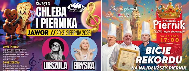 Jawor zaprasza na Święto Chleba i Piernika! Pachnący rynek i trzy dni zabawy